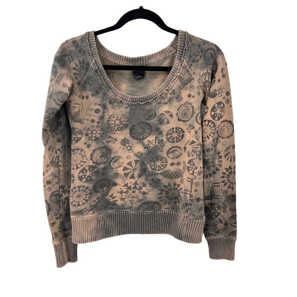 Diesel Long Sleeve Bleached Top